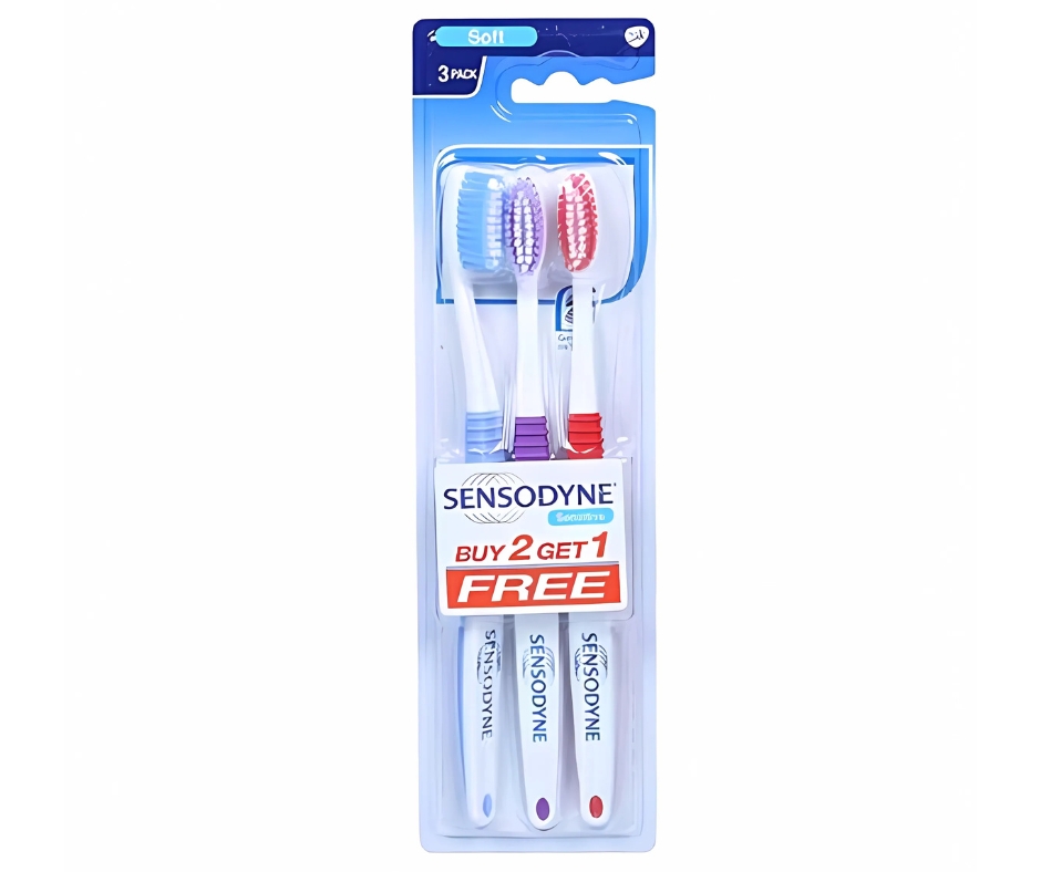 Sensodyne Sensitive Toothbrush With Soft Rounded Bristles